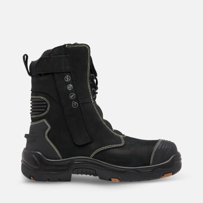 King Gee Bennu Pro 9 Work Boots Black Inner Side