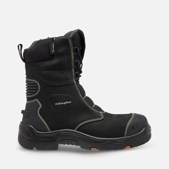 King Gee Bennu Pro 9 Work Boots Black Outer Side
