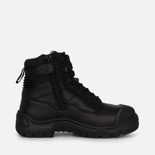 King Gee Phoenix Zip/Lace Safety Work Boots With Scuff Cap  Inner View