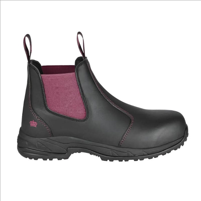 King Gee Women's Tradie Pull Up Composite Cap Safety Toe Work Boots easy wear 