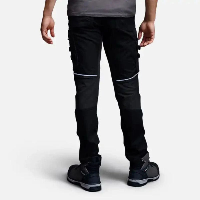 King Gee Quantum Lightweight Stretch Ripstop Pants with Knee Pockets Black Color