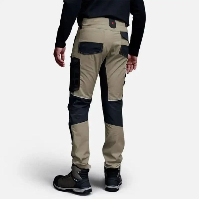 King Gee Quantum Lightweight Stretch Ripstop Pants with Knee Pockets Khaki Color