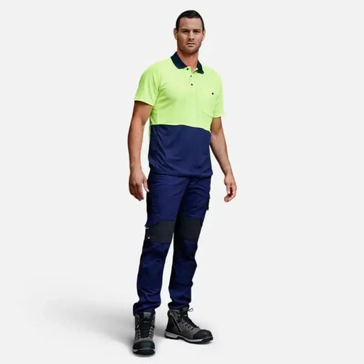 King Gee Quantum Lightweight Stretch Ripstop Pants with Knee Pockets Navy Color