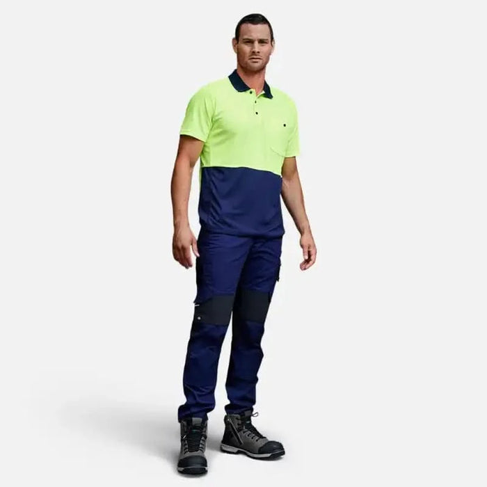 King Gee Quantum Lightweight Stretch Ripstop Pants with Knee Pockets Navy Color