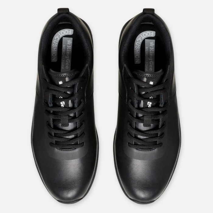 King Gee Superlite Leather Lace Up Work Shoes Top View