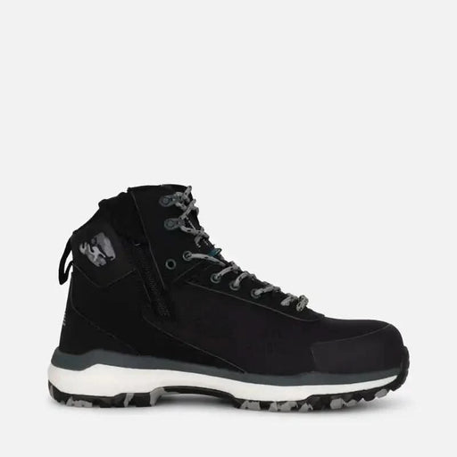 King Gee Terra Firma Hybrid Zip/Lace Composite Toe Work Boots 5" Forest green details