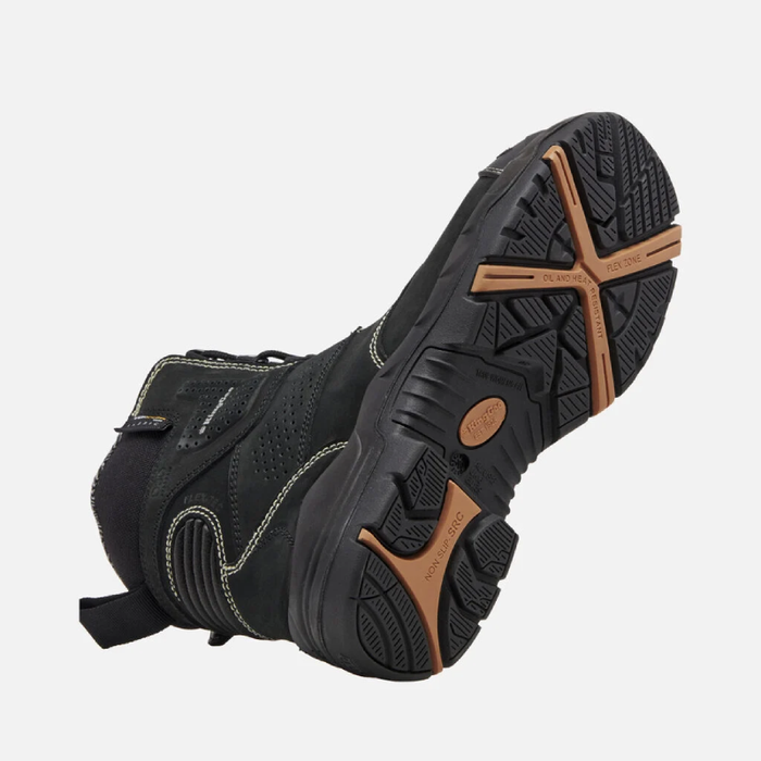 King Gee Women's Bennu Pro 6 Work Boot Black Bottom Look