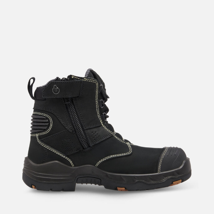 King Gee Women's Bennu Pro 6 Work Boot Black Outer Look