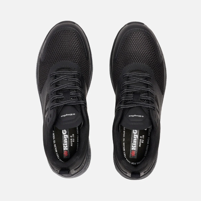 King Gee Women's Hyper Tec Sport Black Top Look