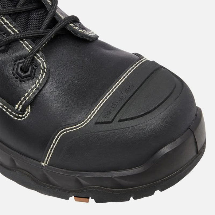 King Gee Women's ONYX 6Z Puncture-Resistant Work Boot Black Front Look