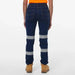 King Gee Women's Stretch Jeans With Reflective Strips Back Profile