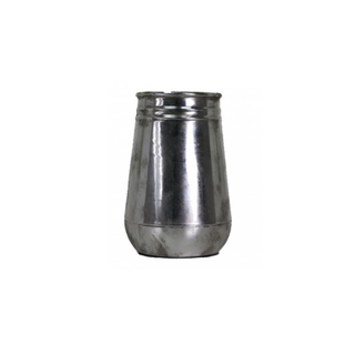 Large Silver Tin Vase