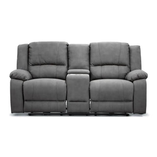 Latte Luxe Leisure Hub Captain Console 2 Seater Sofa