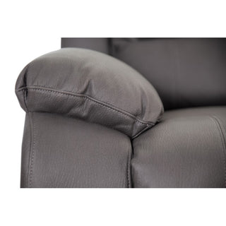 Latte Luxe Leisure Hub Captain Console 3 Seater Sofa Close-up