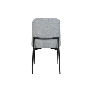 Libra Dining Chair Grey Back Profile