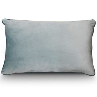 Light Acqua Blue Velvet Cushion 40 x 60 cm
