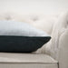 Light Blue and Deep Acqua Blue Reversible Cushion Close Up Look