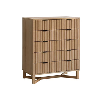 Linden 5-Drawer Tallboy Side Profile