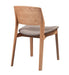 Lipwood Classic 5-Piece Oak Dining Set Chair Back Profile