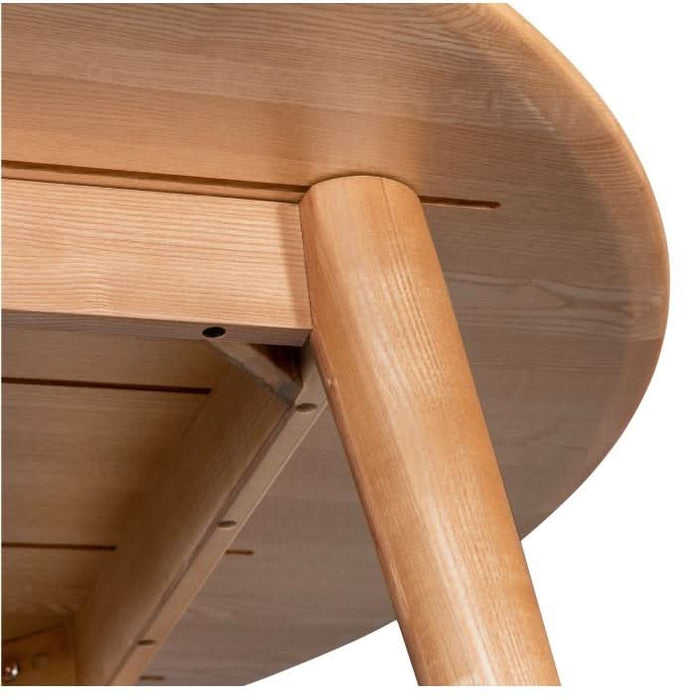 Lipwood Classic 5-Piece Oak Dining Set Under the Table Preview