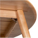 Lipwood Classic 5-Piece Oak Dining Set Under the Table Preview