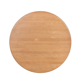 Lipwood Elegance Round Oak Dining Table Top View