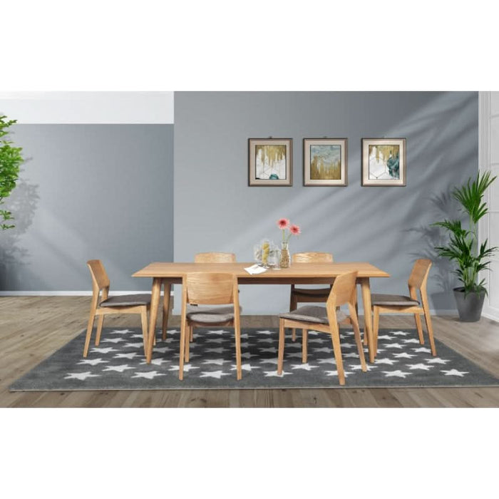 Lipwood Grandeur 7-Piece Oak Dining Set