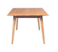 Lipwood Majestic Oak Dining Table Side Profile