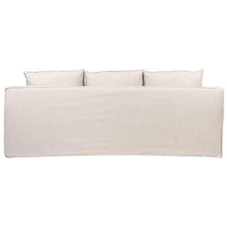 Logan Haven Stone Coloured 3 Seater Lounge Back Profile