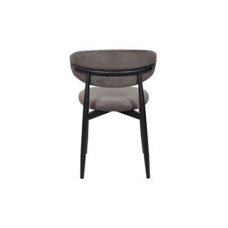 Louis Dark Dining Chair Back Profile