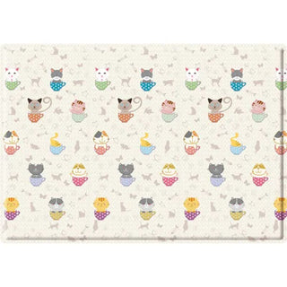Love N Care 190x130cm Playmat Cats in Cups