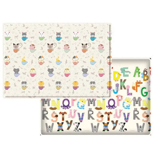 Love N Care 190x130cm Playmat Cats in Cups Double Sides