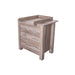 Love N Care Bordeaux Chest Brown Vintage Side Profile