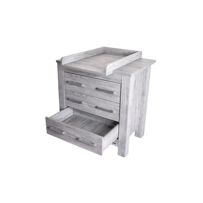 Love N Care Bordeaux Chest Grey Vintage Open drawer