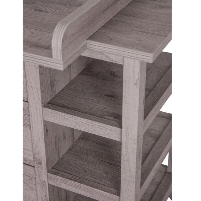 Love N Care Elegant Dark Grey Lyon Chest Close-up