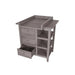 Love N Care Elegant Dark Grey Lyon Chest Open Drawer