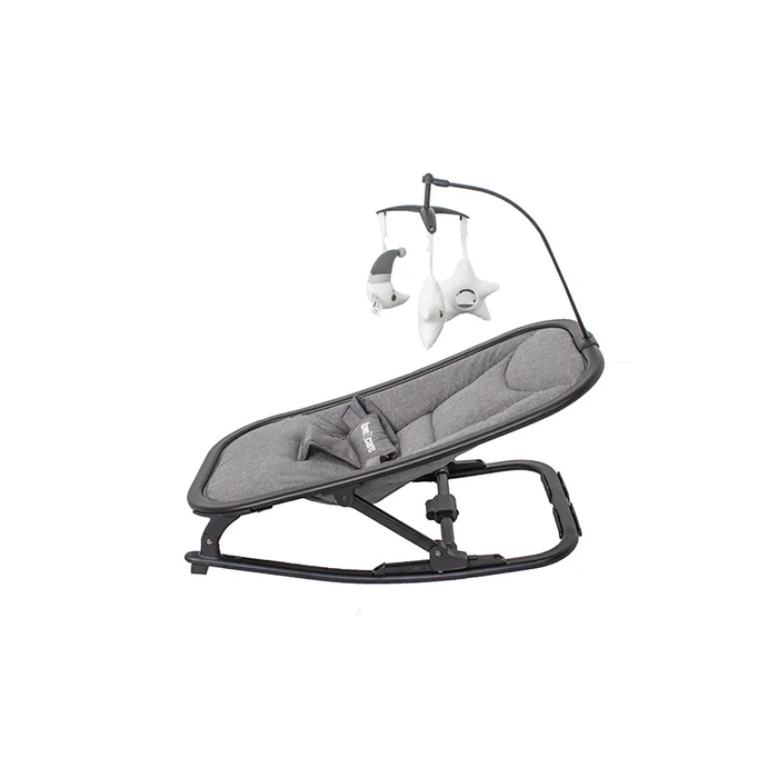 Love N Care Joy Bouncer In Grey Side Profile