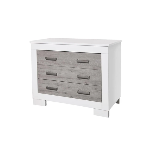 Love N Care Lucca Chest White & Ash