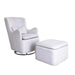 Love N Care Lush Glider Chair and Ottoman Cloud