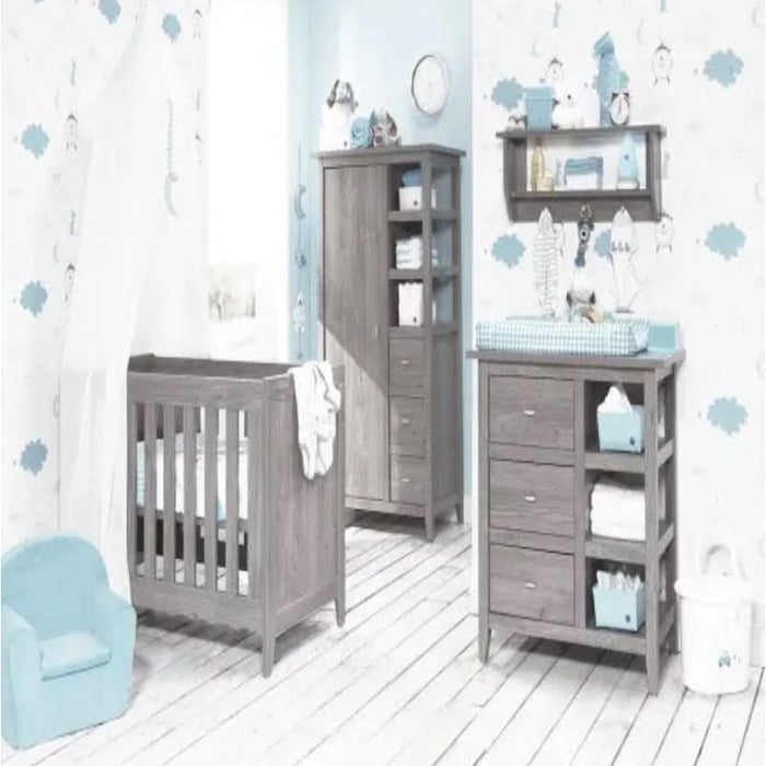 Love N Care Lyon Wall Shelf Dark Grey Setup In Room