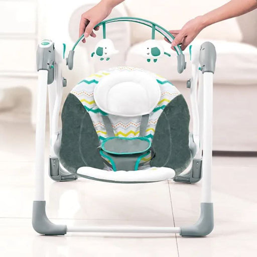 Love N Care Portable Swing In Green