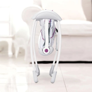 Love N Care Portable Swing In Purple Closed