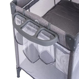 Love N Care Sleep N Go Travel Cot With Storage Pockets Attachment Close-up
