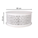 Lumina Mosaic: Round White Mango Wood Coffee Table Dimensions