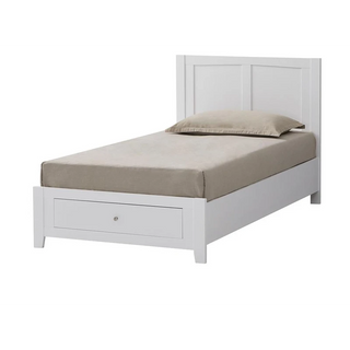 Lunar King Single Bed with Storage Drawer