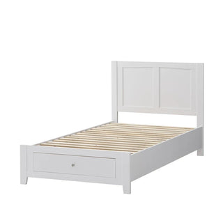 Lunar King Single Bed with Storage Drawer Side Profile