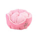 Luxurious Reversible Pretty Pink Round Soft Pet Bed
