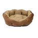 Luxurious and Soft Reversible Brown Puppy Bed