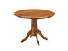 Mackay Walnut Dining Setting Round Table