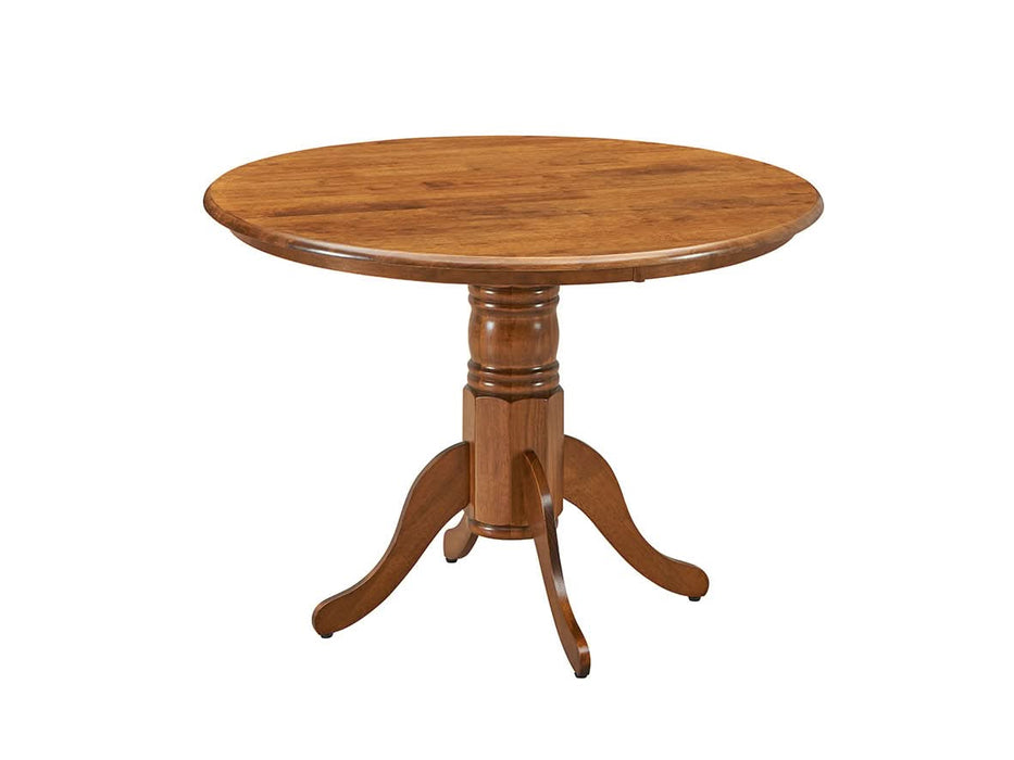 Mackay Walnut Dining Setting Round Table